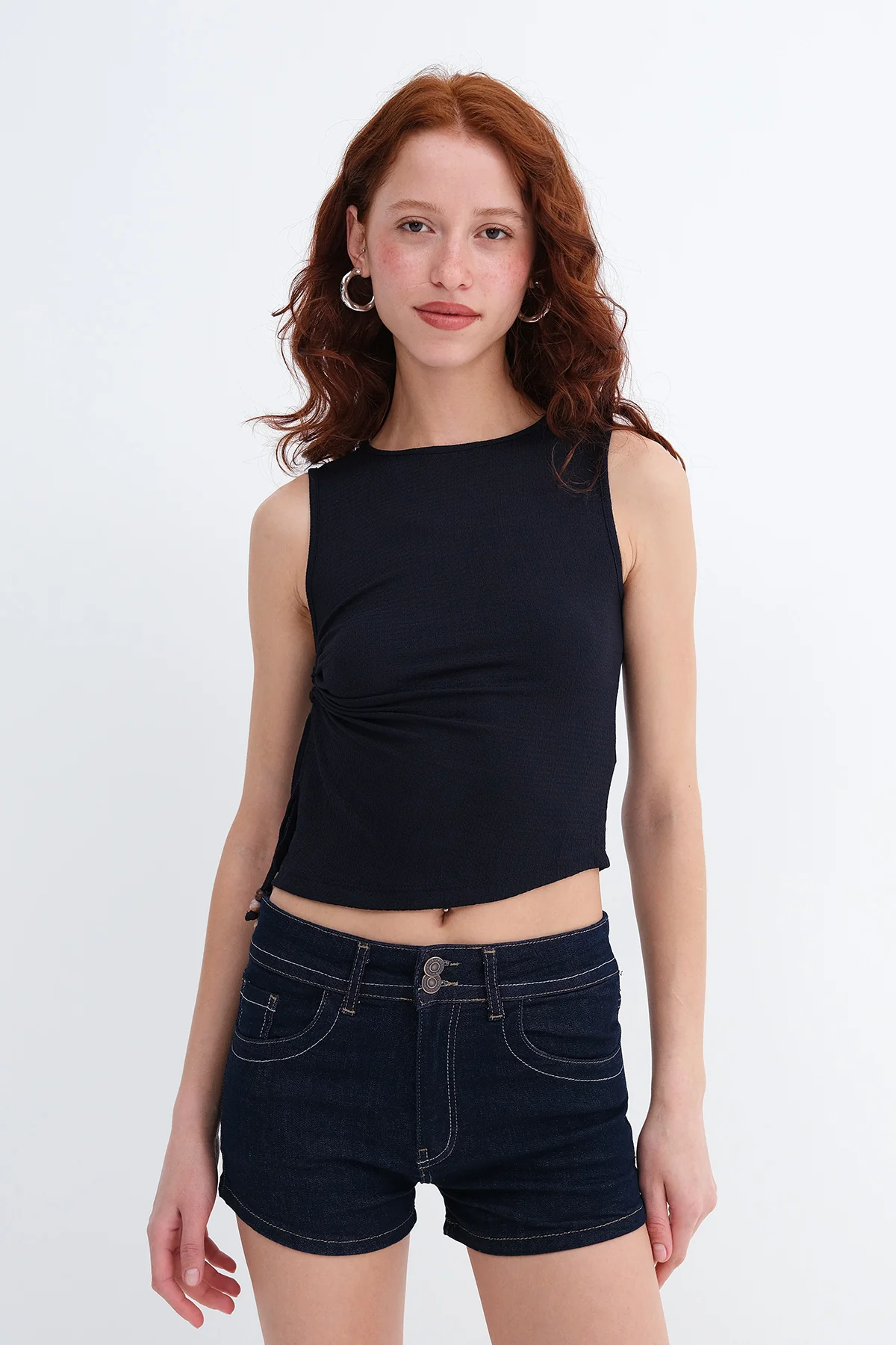Adjustable Gathered Blouse - Image 6