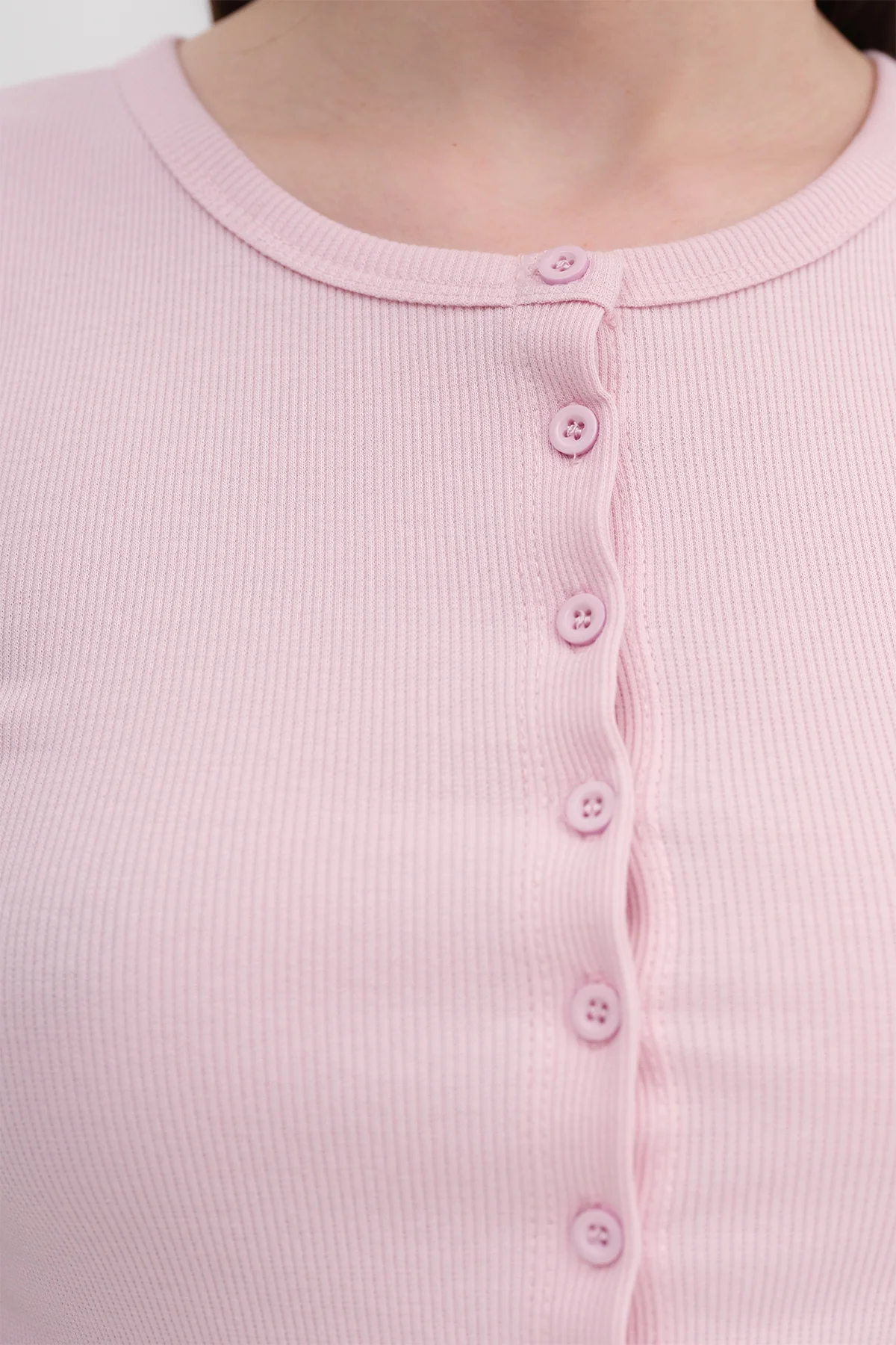 Basic Buttoned T-shirt - Image 14