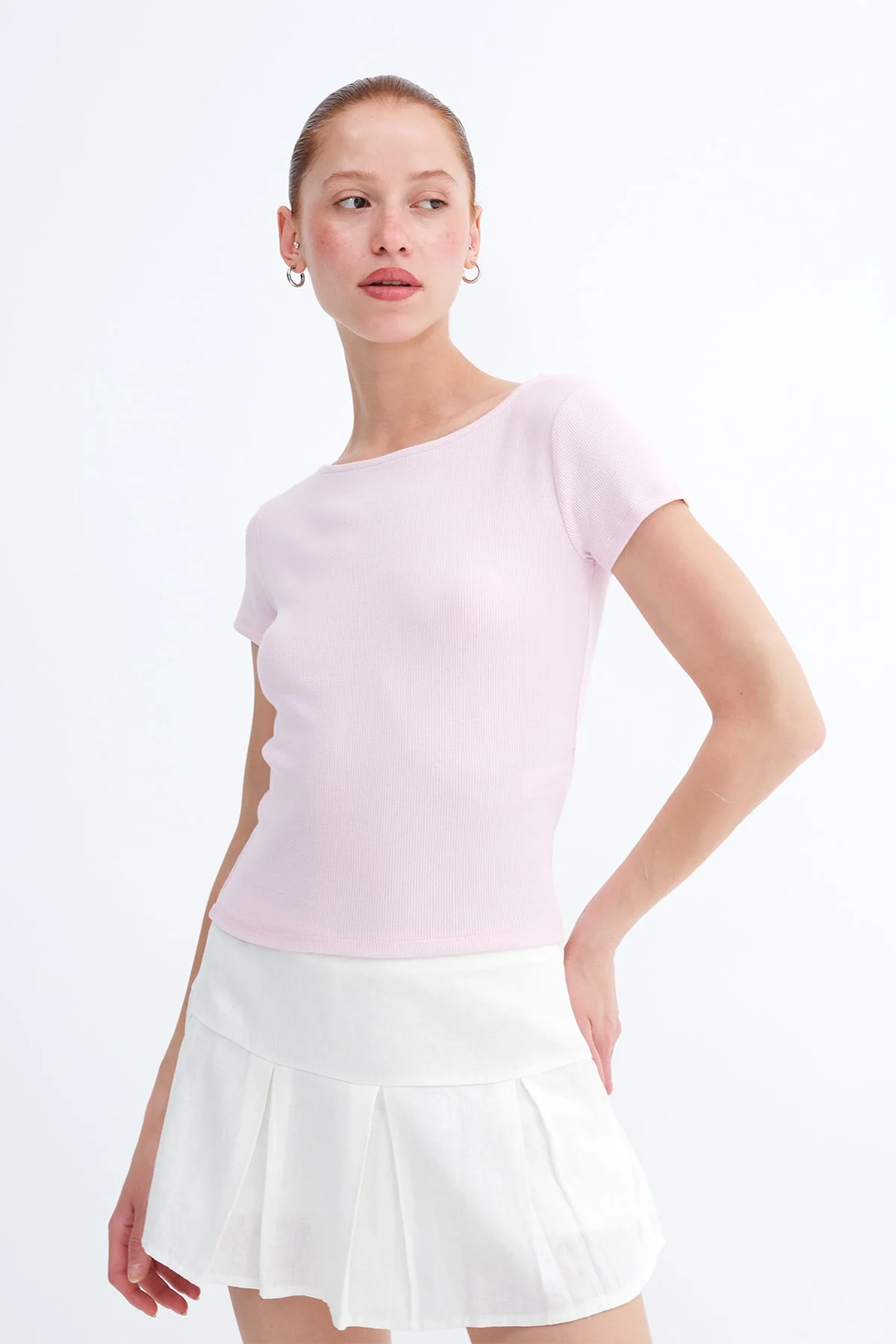 Basic Ribbed T-shirt