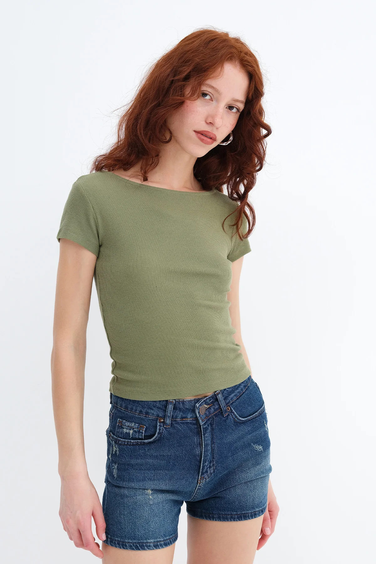 Basic Ribbed T-shirt - Image 13