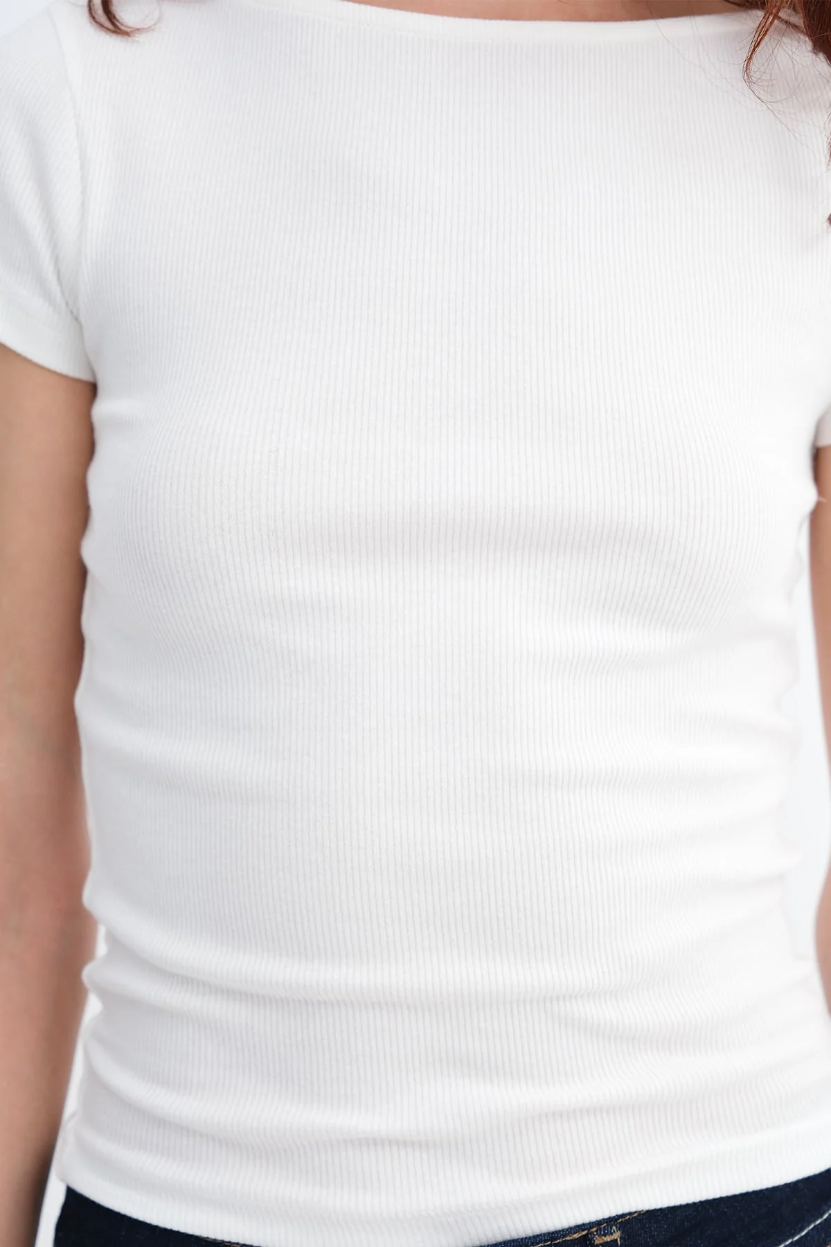 Basic Ribbed T-shirt - Image 16