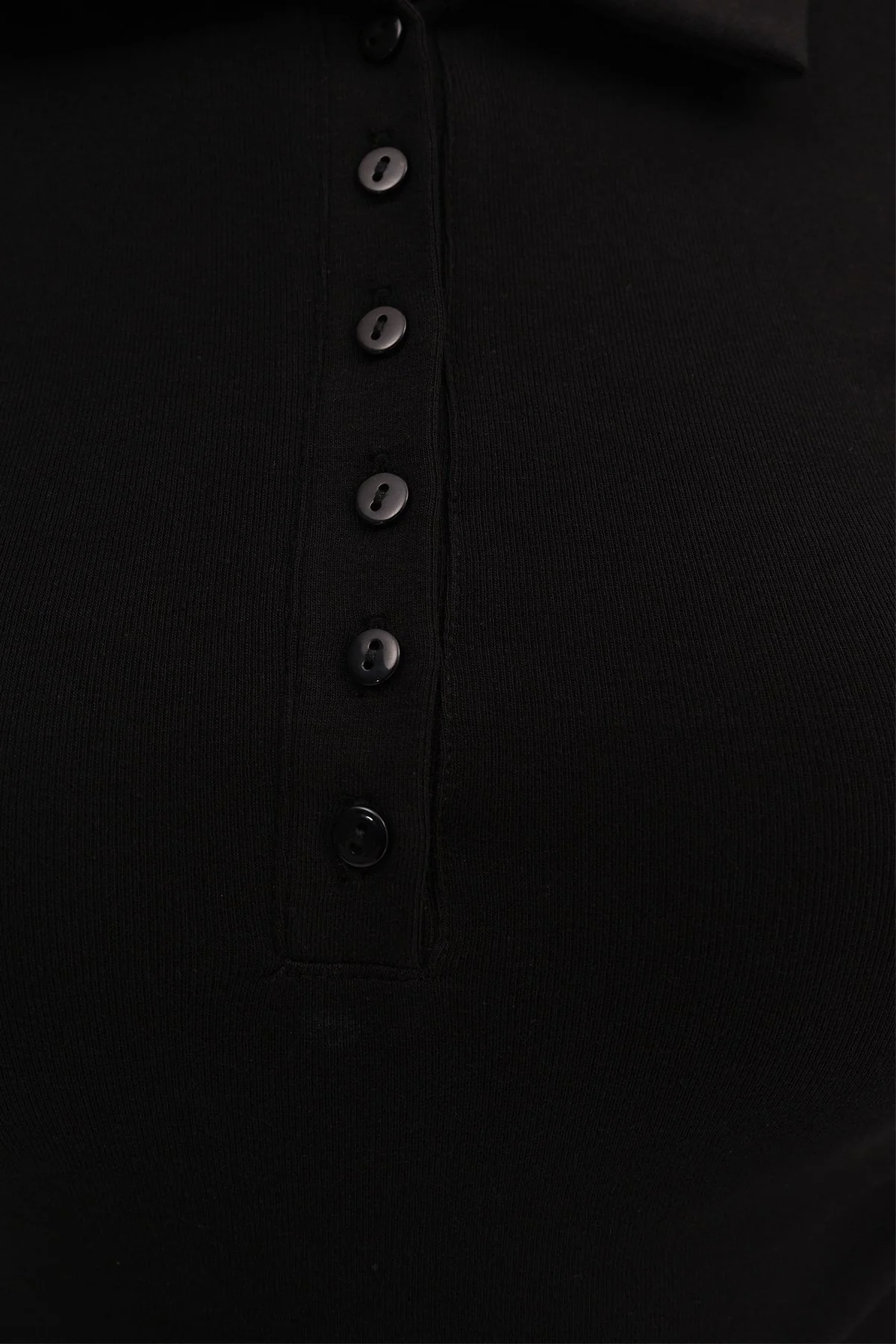 Buttoned Polo Blouse - Image 22