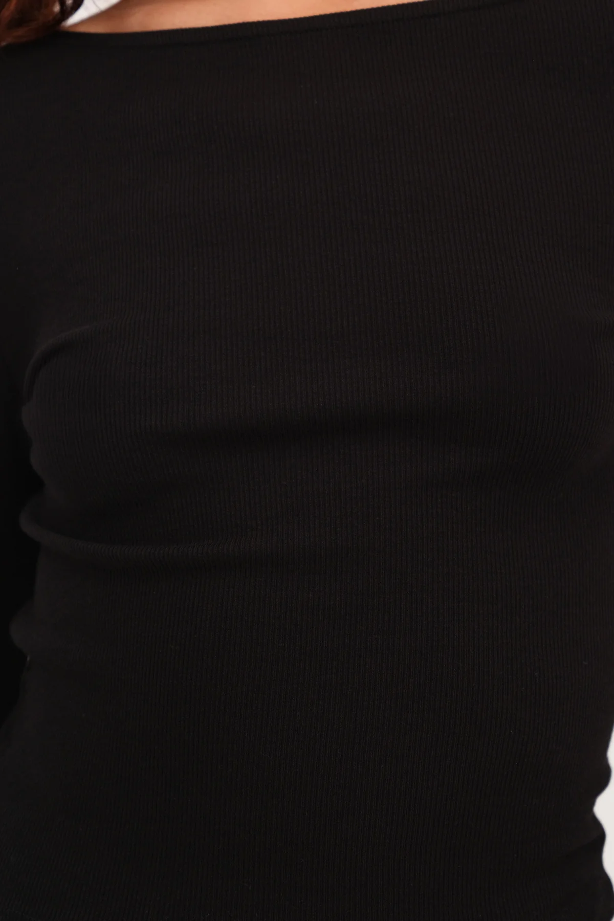 Crew Neck Ribbed Blouse - Image 6