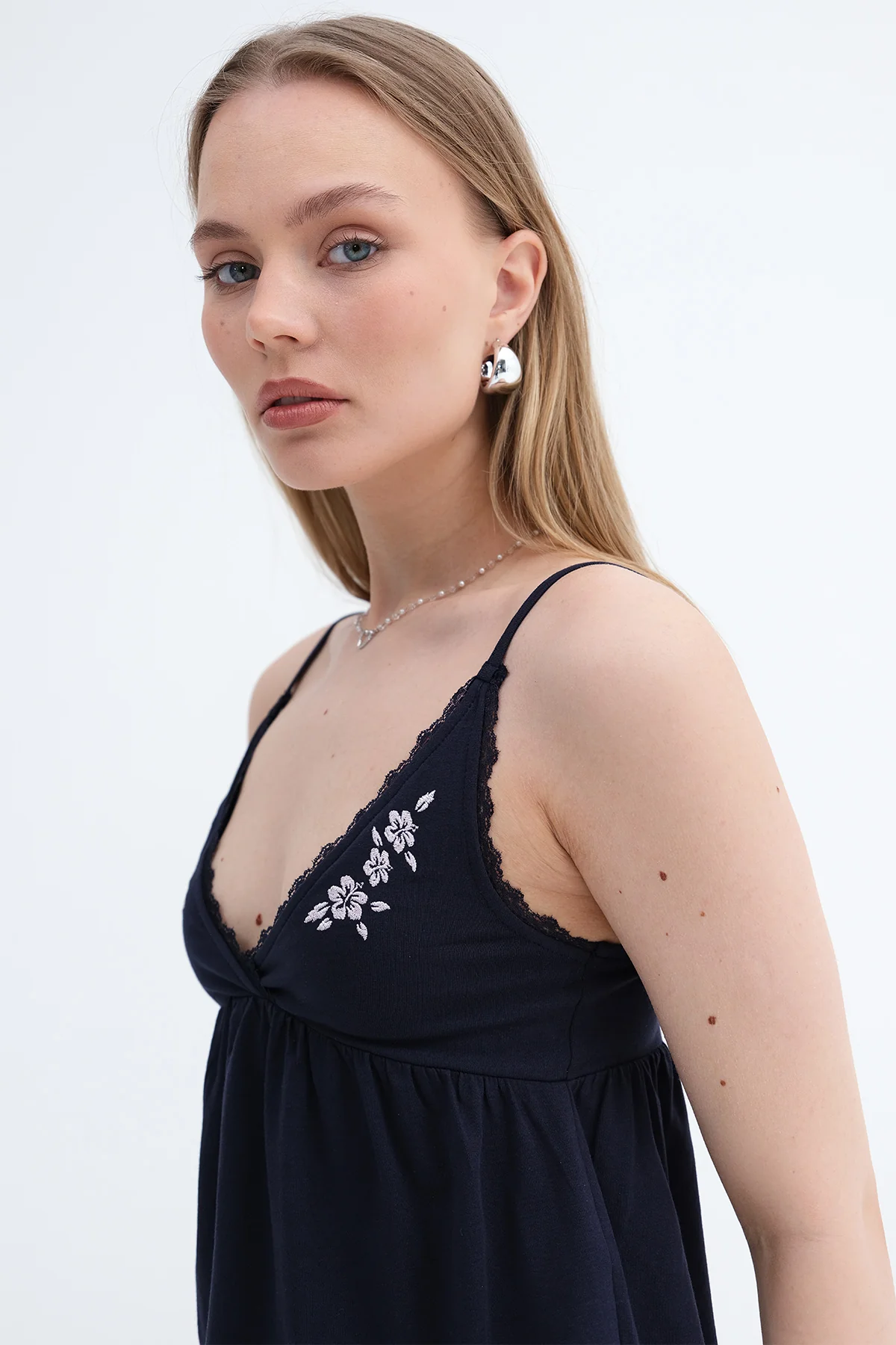Embroidered Cami Blouse - Image 6