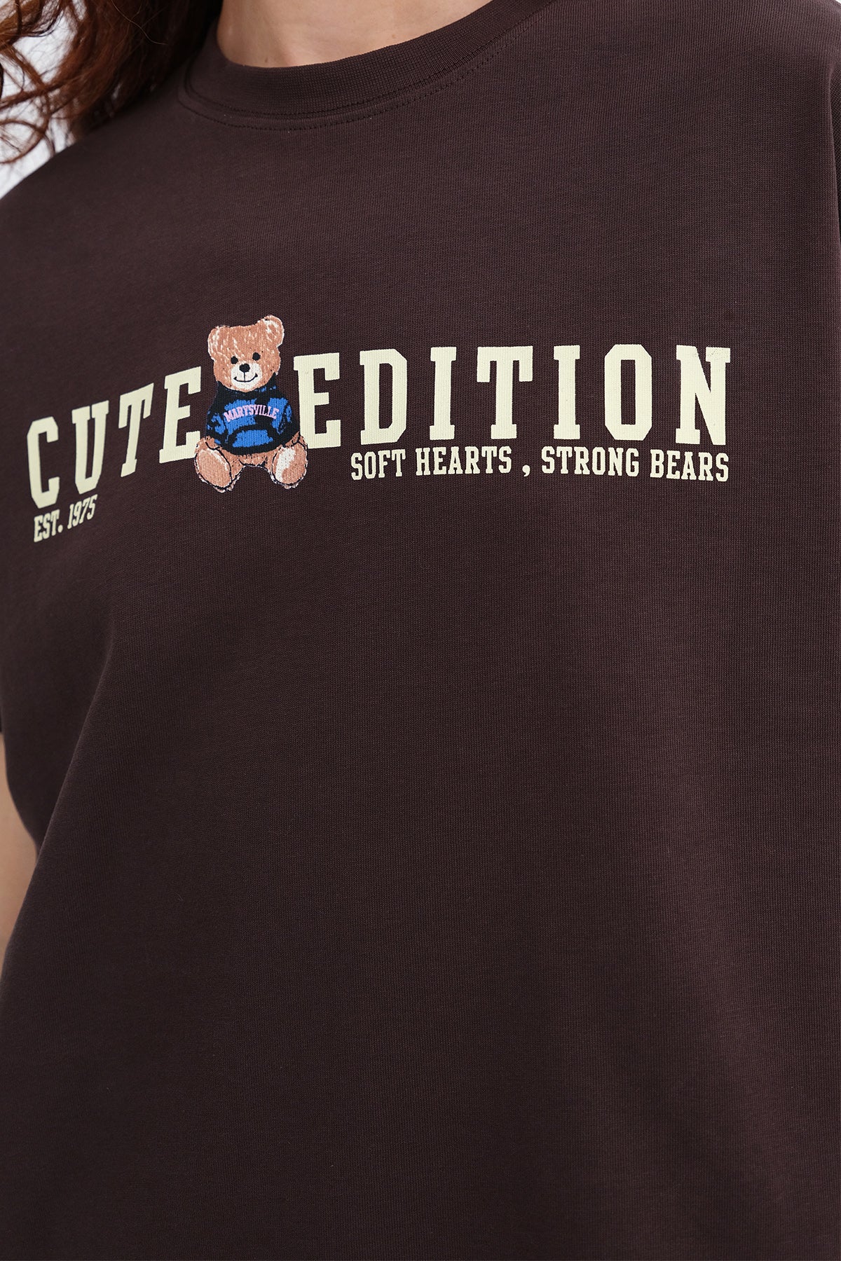 Heavyweight Bear Print T-shirt - Image 3