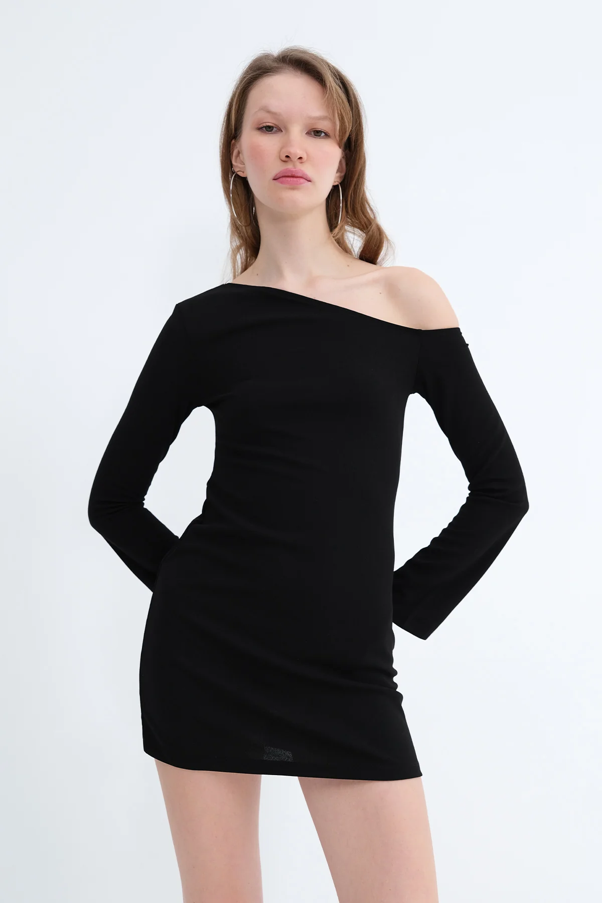 Long Sleeve Mini Dress - Image 3