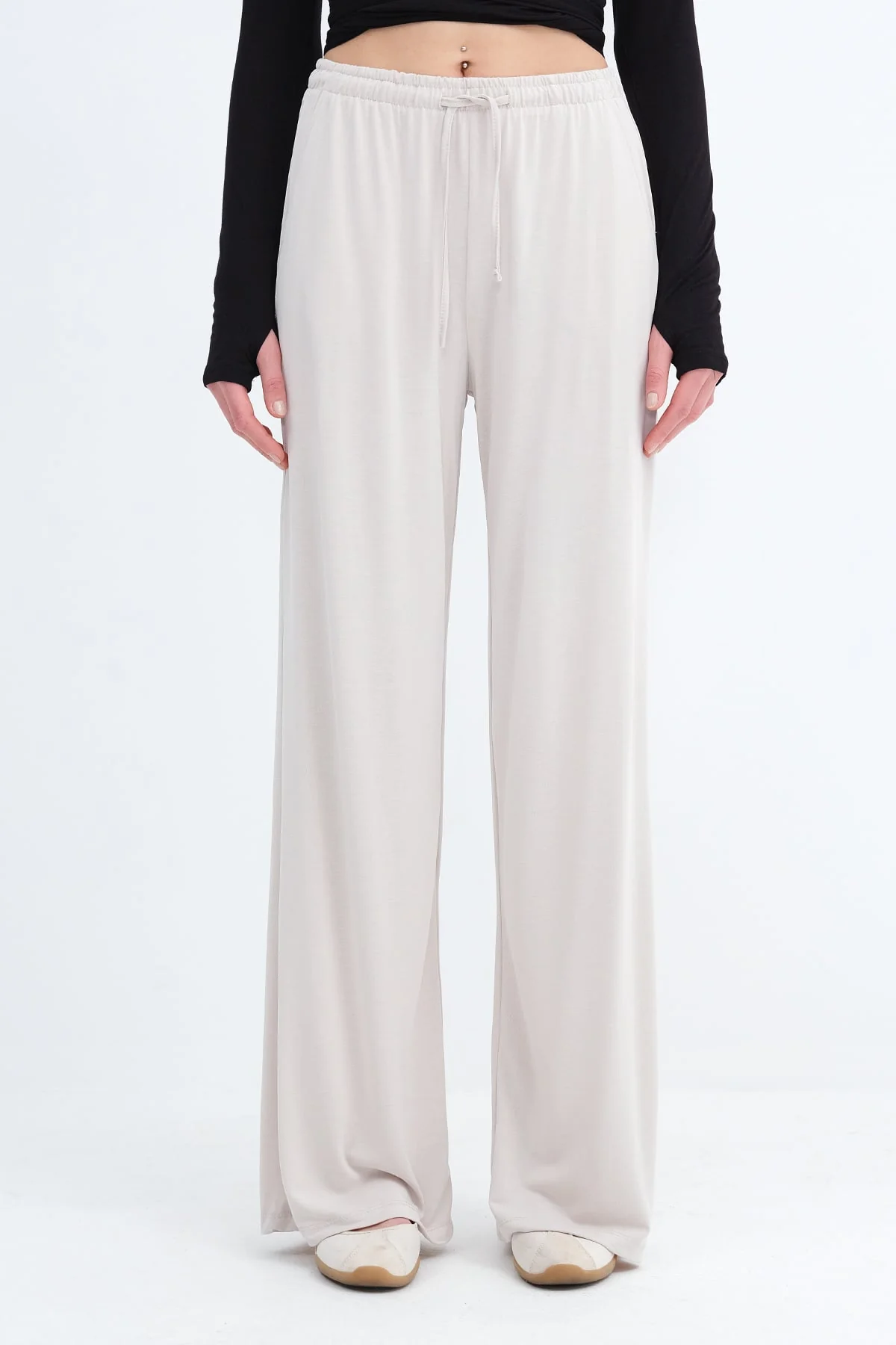 Modal Wide Leg Pants - Image 15