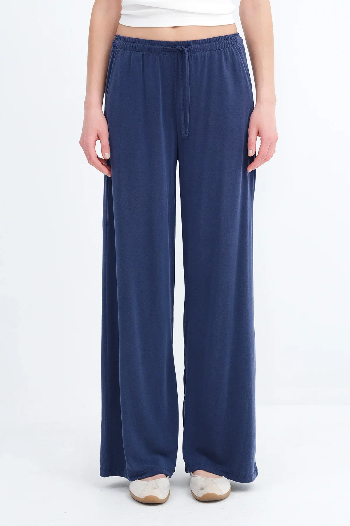 Modal Wide Leg Pants - Image 22