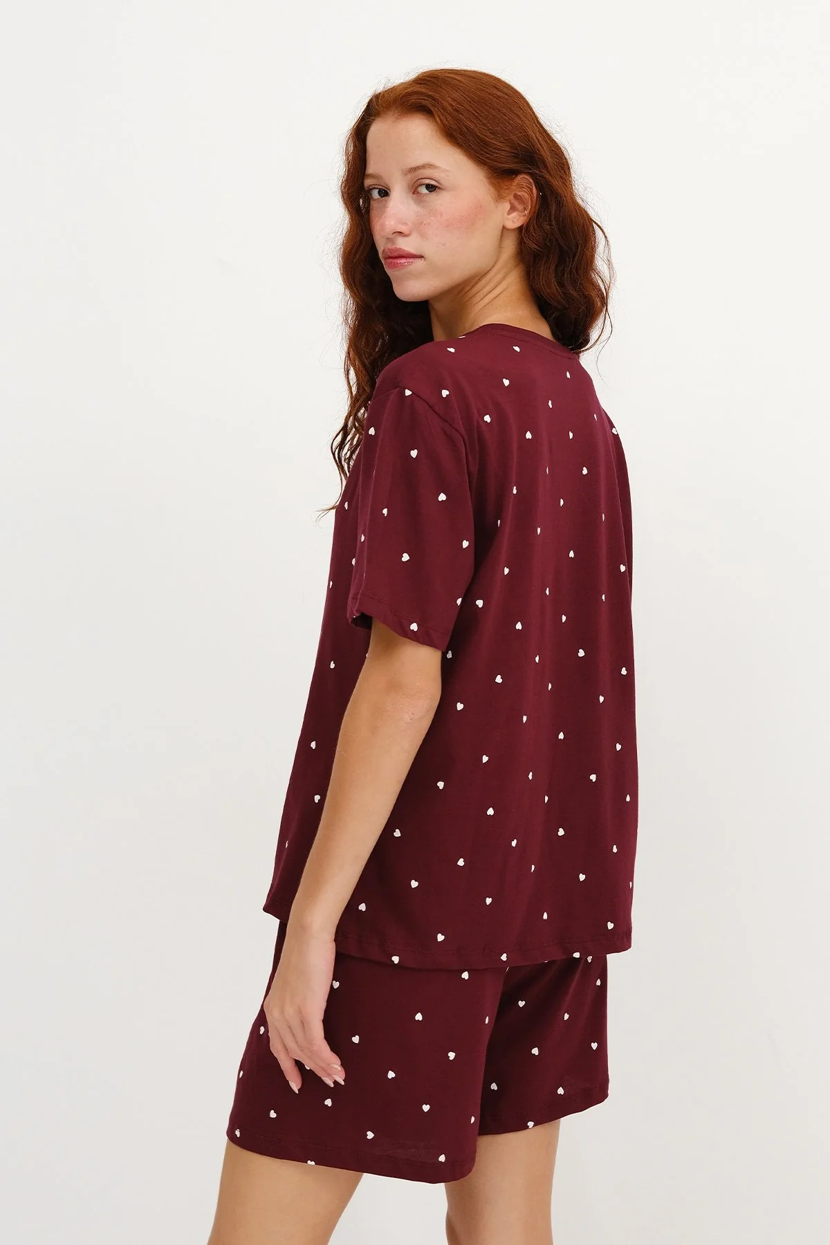Patterned Shorts Pajama Set - Image 27