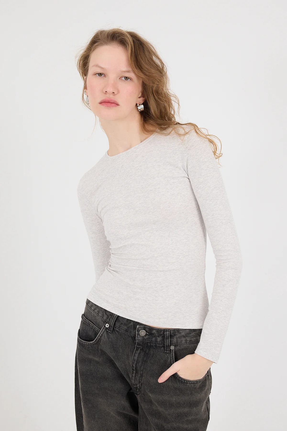 Round Neck Basic Blouse - Image 18