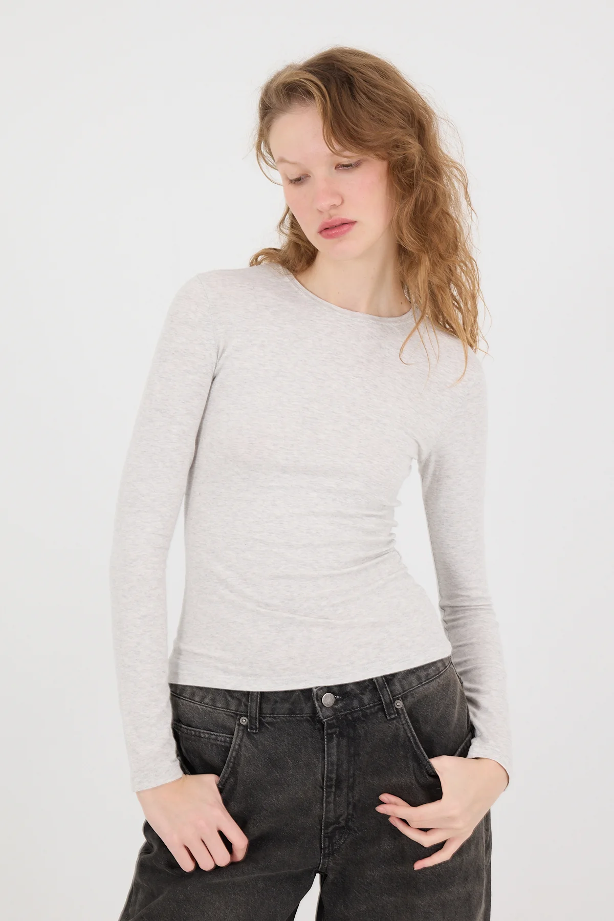 Round Neck Basic Blouse - Image 20