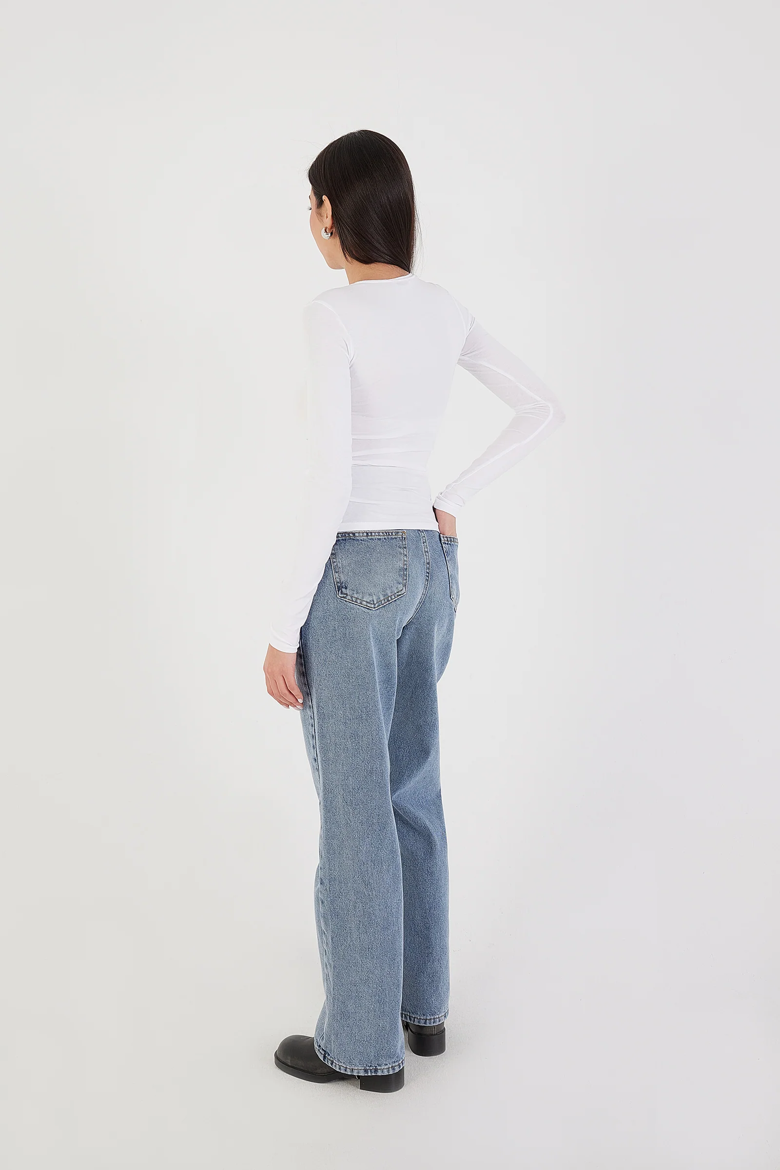 Round Neck Basic Blouse - Image 30