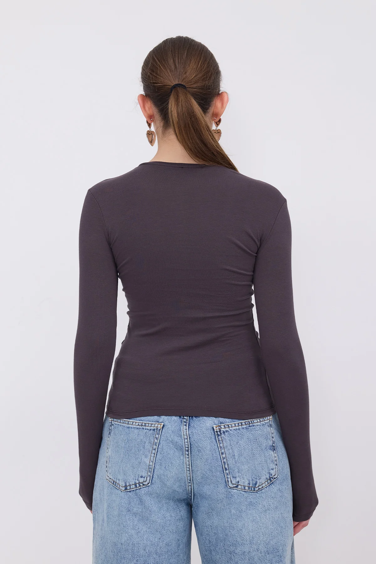 Round Neck Basic Blouse - Image 41