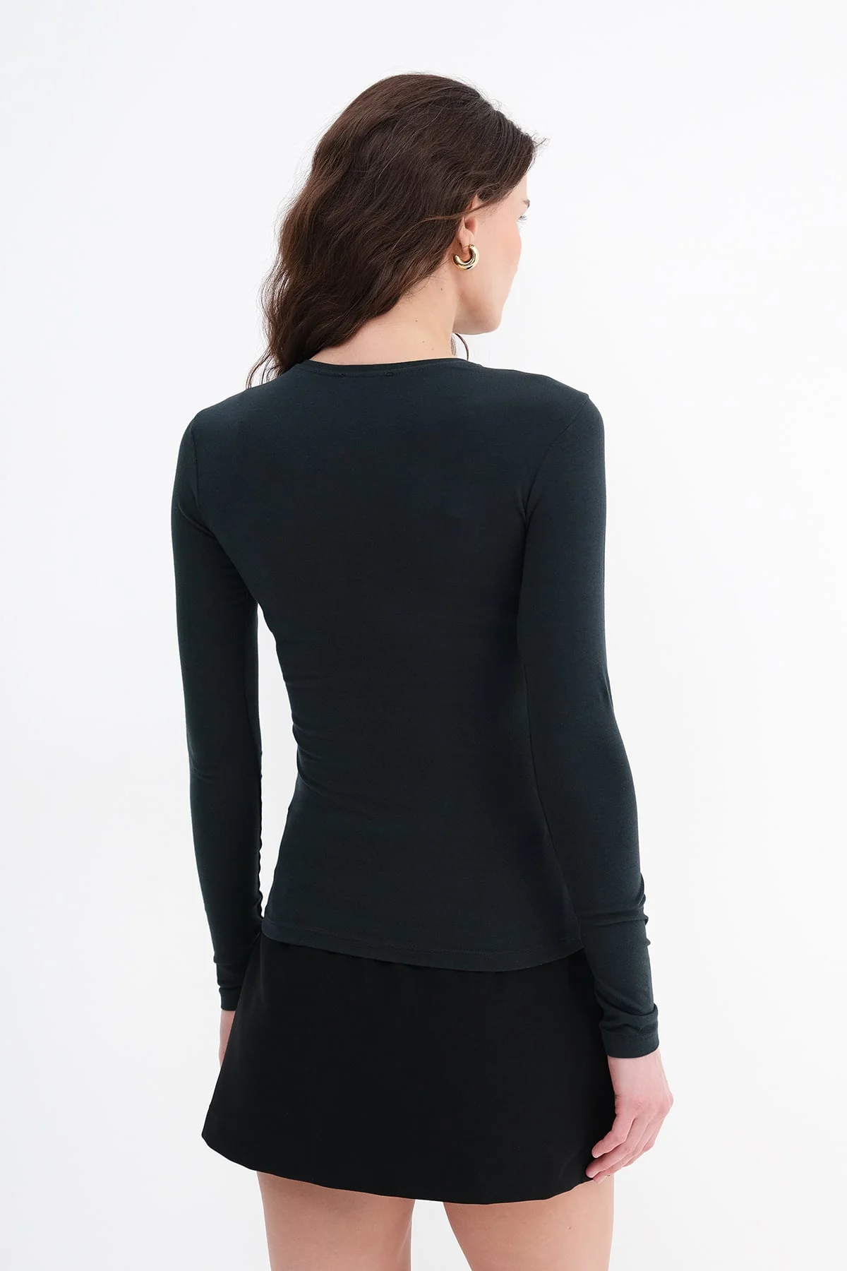 Round Neck Basic Blouse - Image 46
