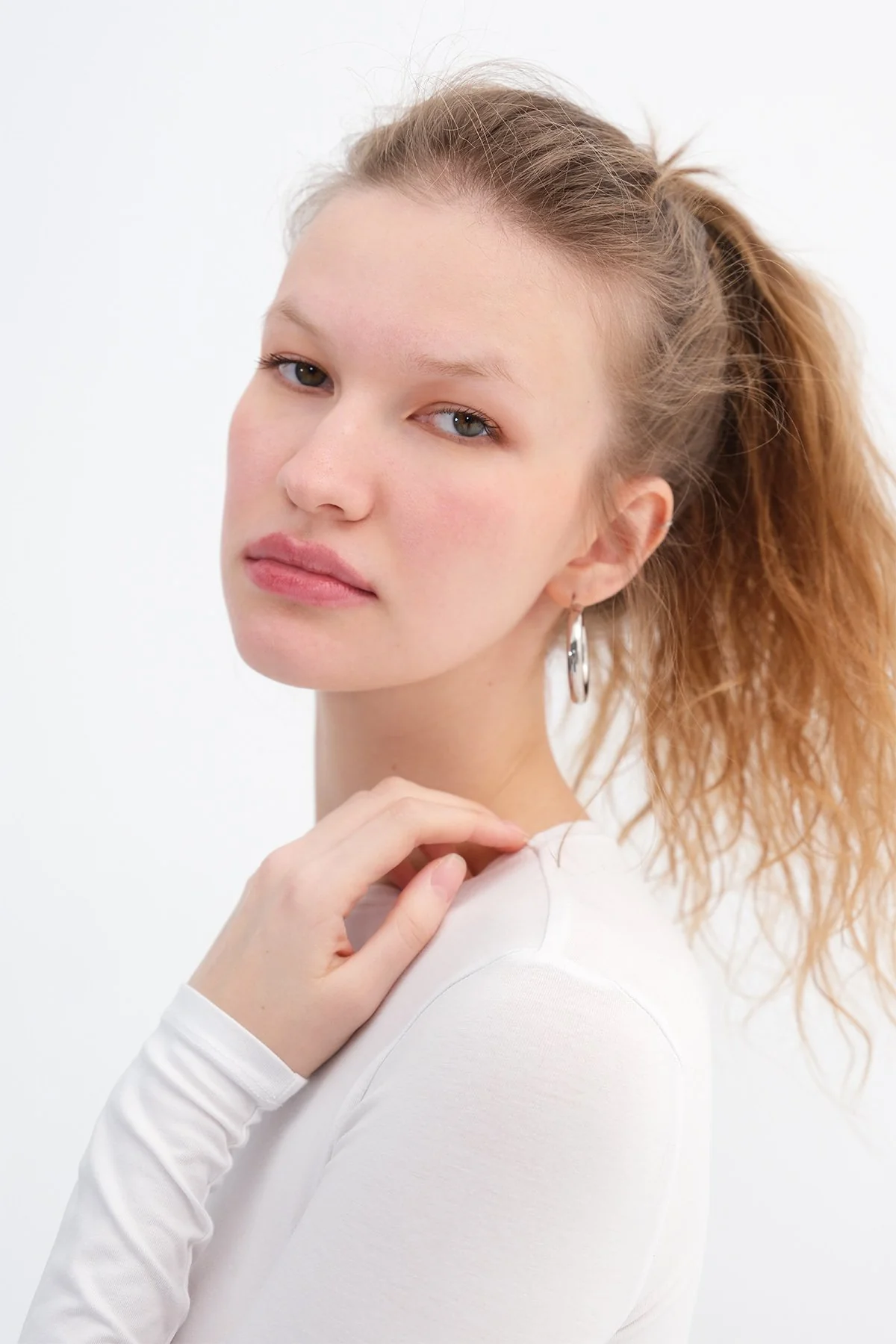Round Neck Basic Blouse - Image 81