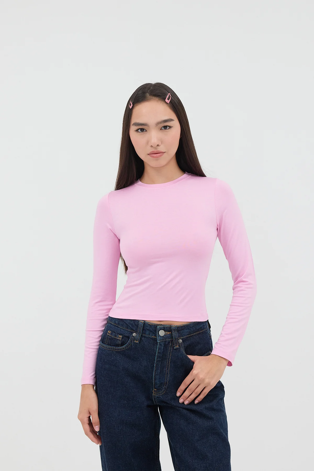 Round Neck Basic Blouse - Image 19
