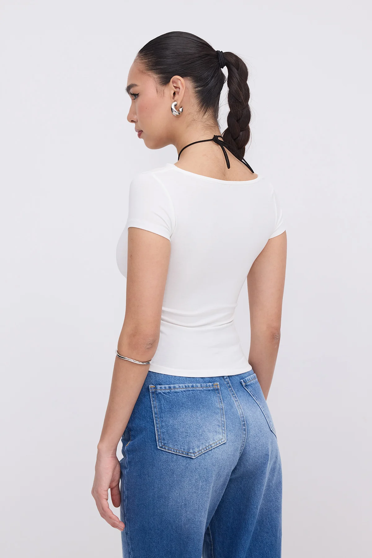 Ruched Side T-Shirt - Image 40