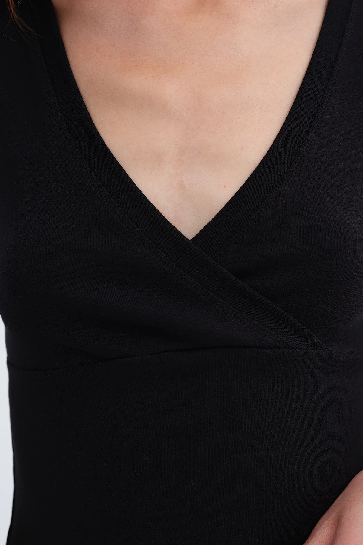 Surplice Neck Short Sleeve T-Shirt - Image 34