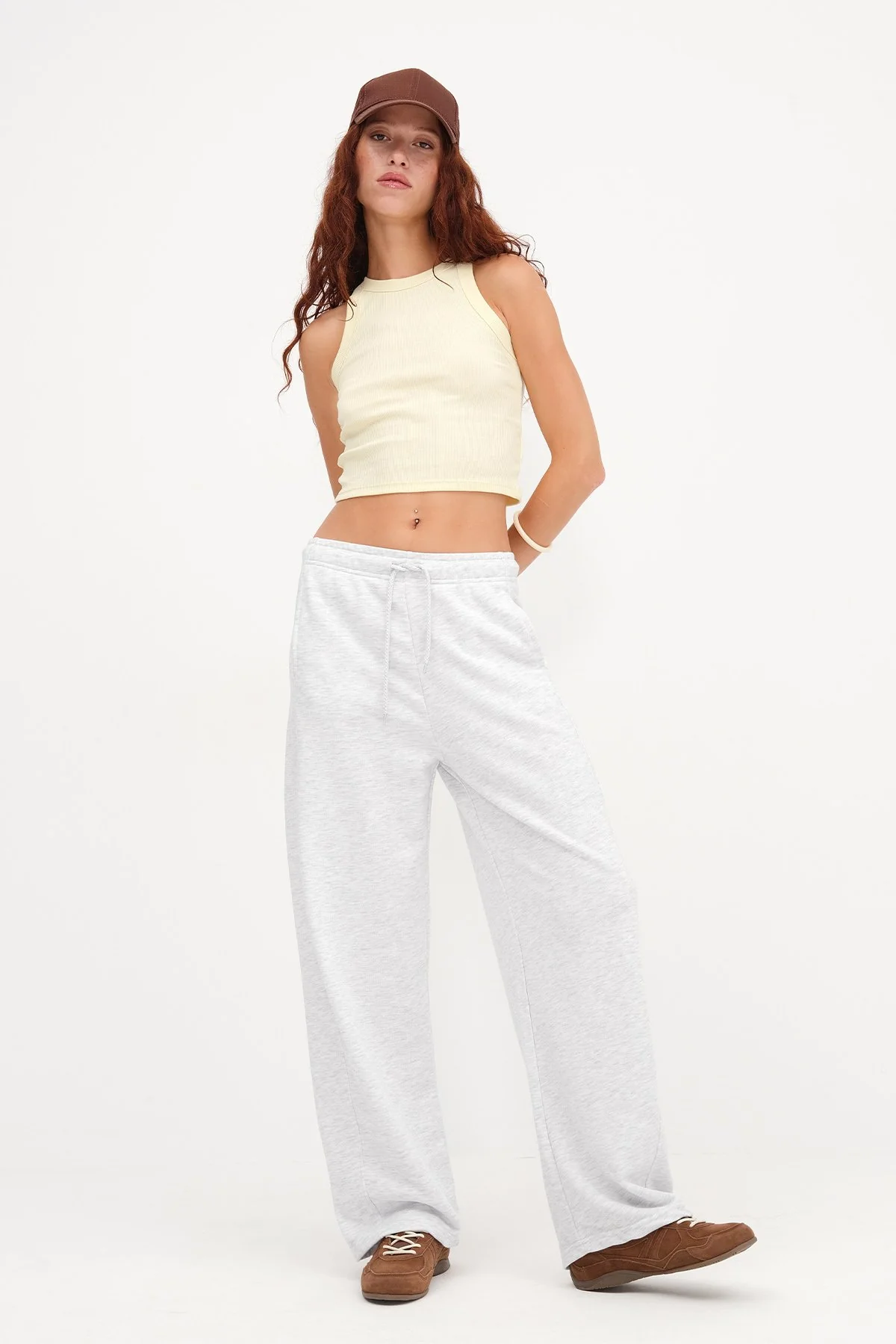 Wide Leg Sweatpants with Pockets - Image 37