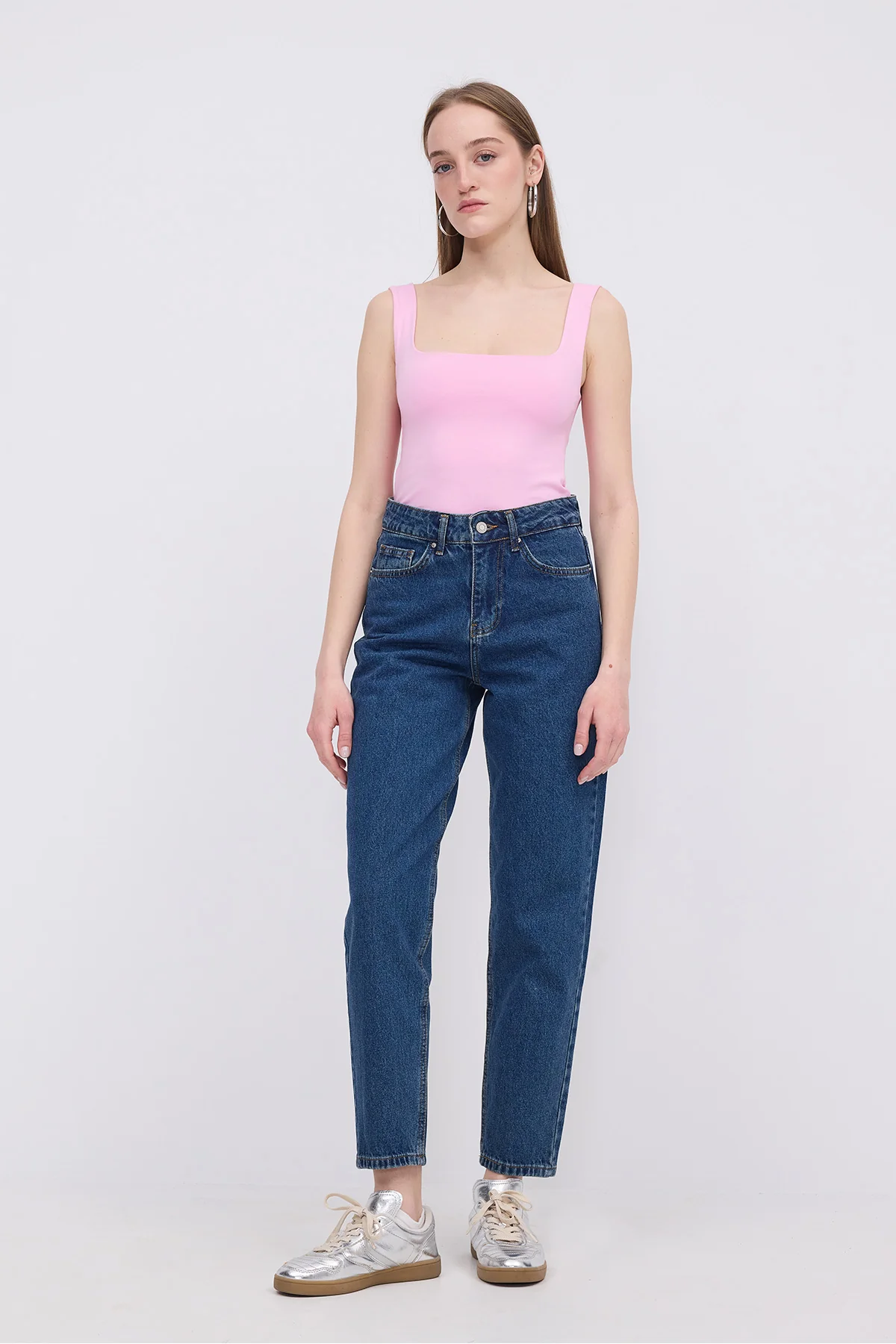 Wide-Strap Square Neck Tank Top - Image 49
